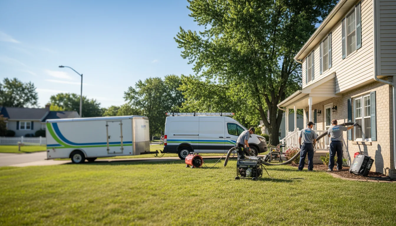 Flooded Basement Restoration And Cleanup With Repair in Mogadore, OH near me